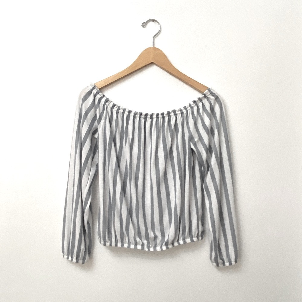 Ardene Stripe Long Sleeve Top